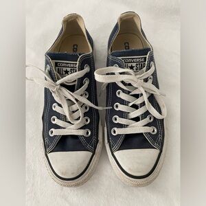 CONVERSE All Star Unisex Blue Low Top Canvas Sneaker Shoes